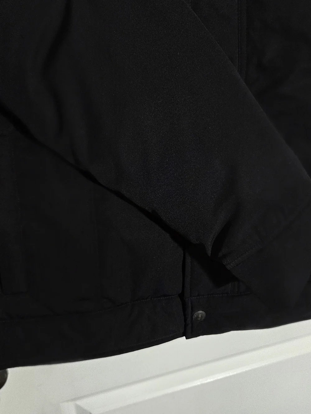 NWT MENS LEVI'S PUFFER JACKET COAT Small Allied Feather Down Black